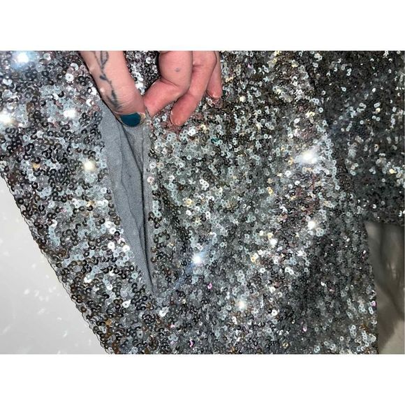 RARE Victoria's Secret Pink Full Sequin BLING Varsity Jacket Fashion Show 2013 C - Picture 13 of 15